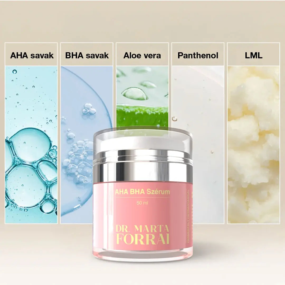AHA-BHA Szérum Fermentált Hatóanyaggal