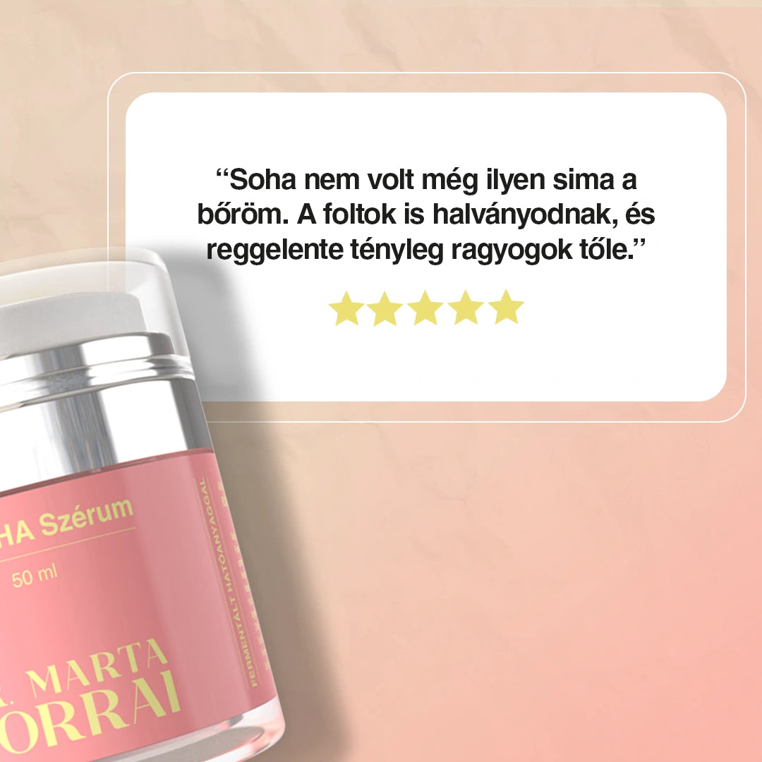 AHA-BHA Szérum Fermentált Hatóanyaggal