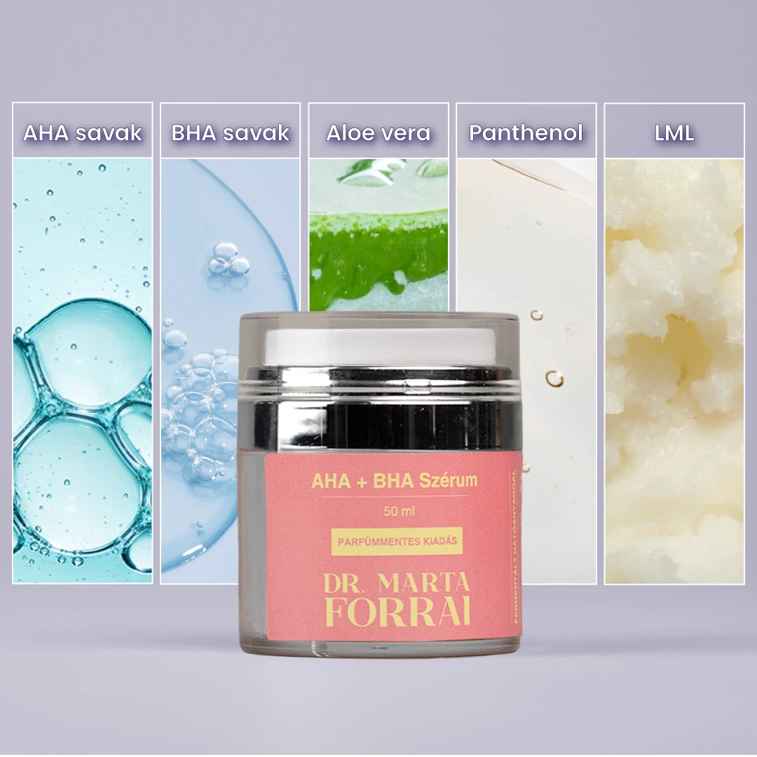 AHA-BHA Szérum Fermentált Hatóanyaggal 50ml