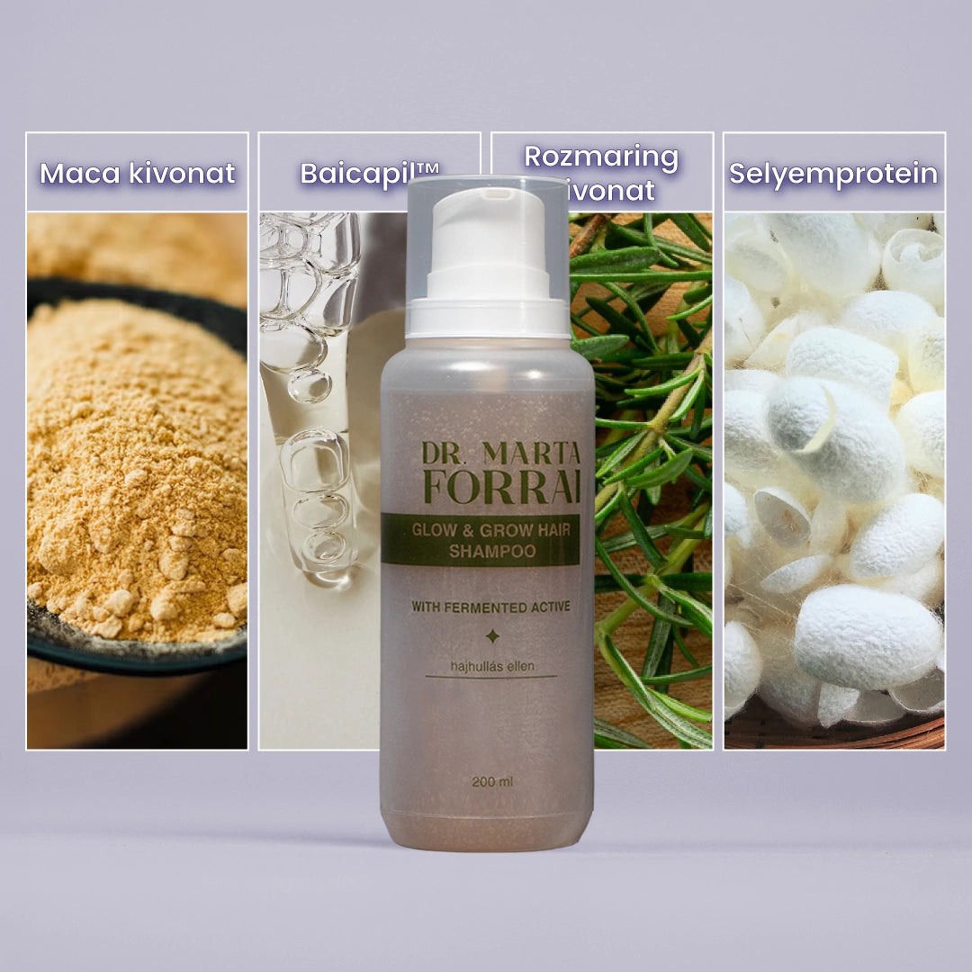 Hajnövekedést Serkentő Intenzív Sampon Fermentált Hatóanyaggal 200 ml