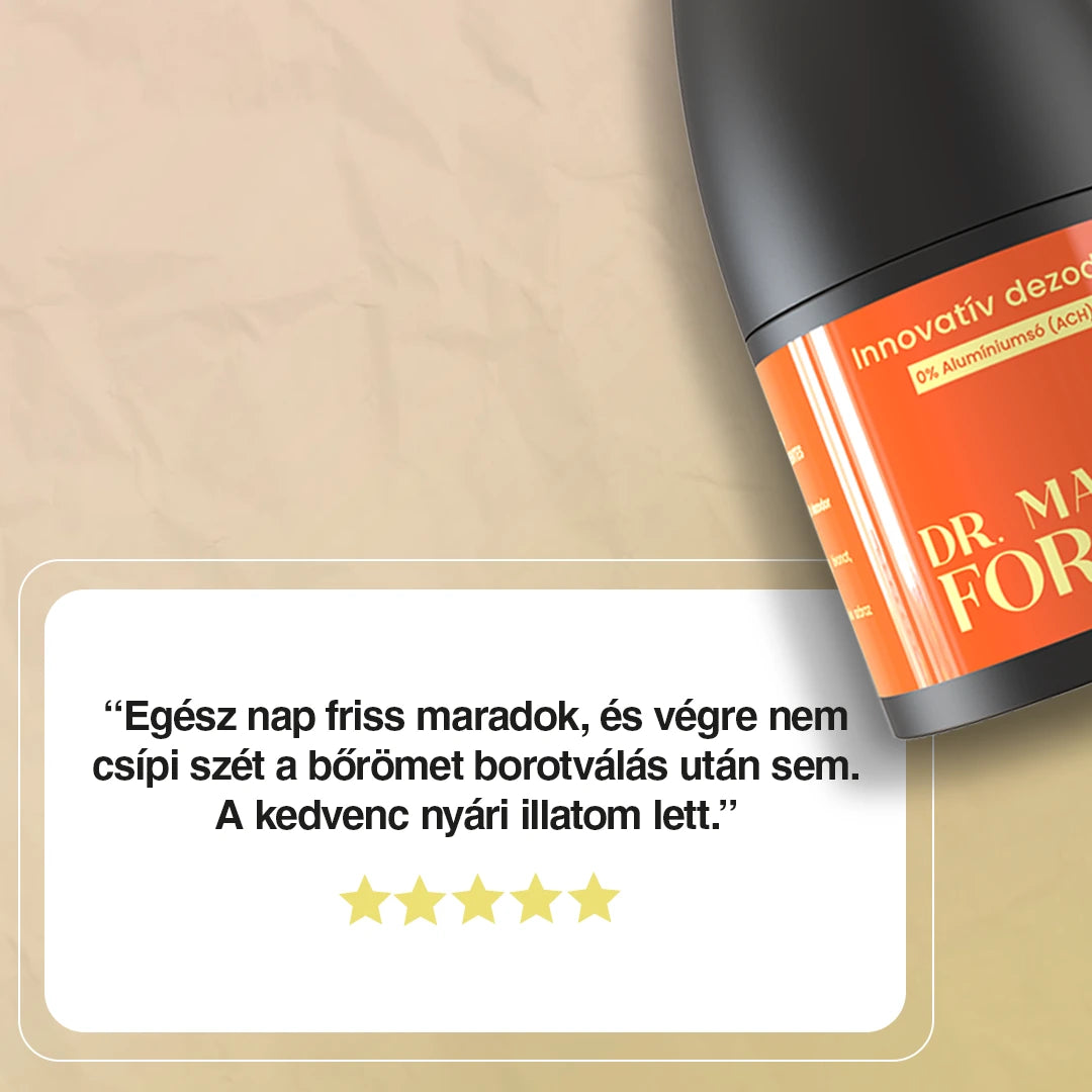 Alumíniumsó mentes, innovatív dezodor fermentált hatóanyaggal 50ml