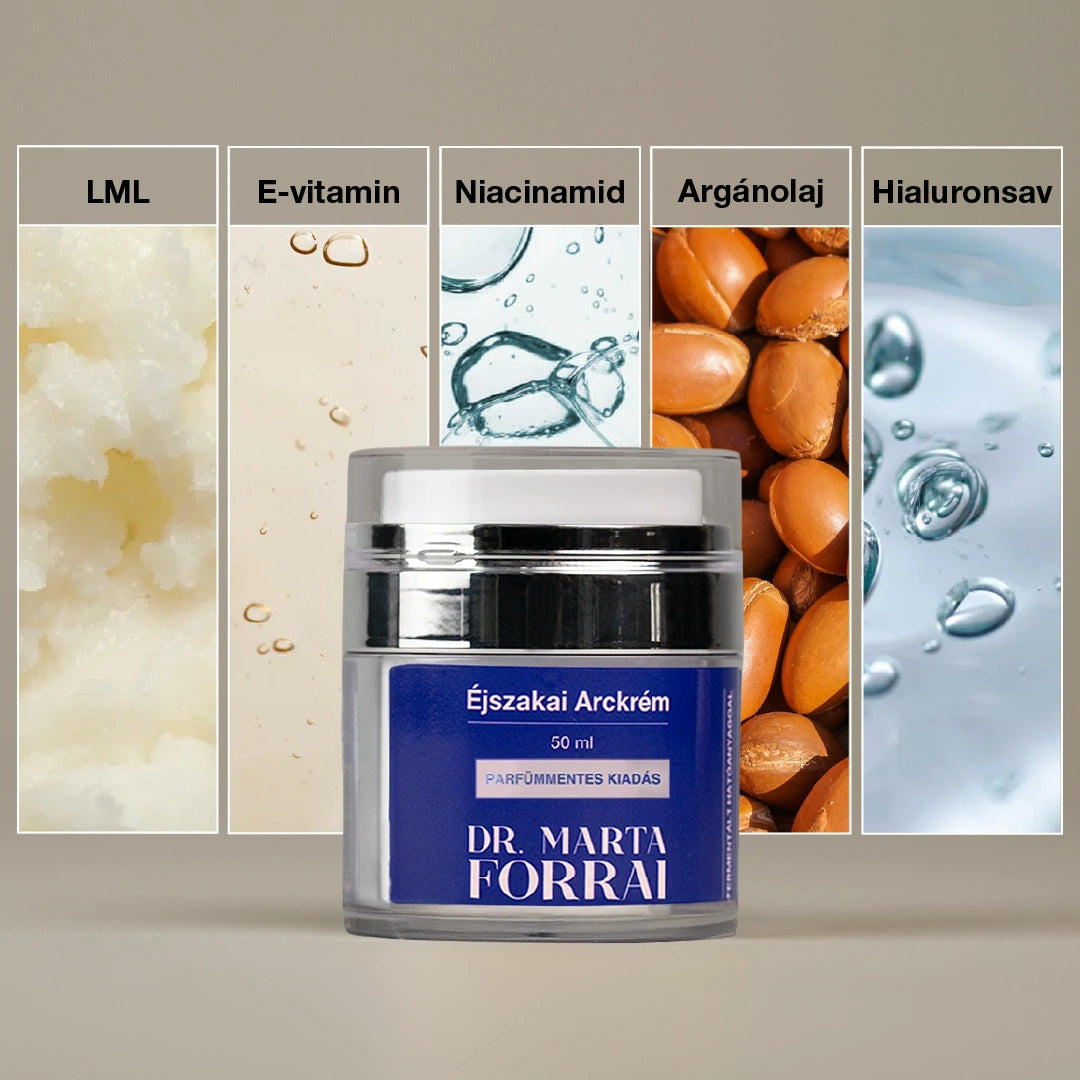 Éjszakai Hidratáló Krém Fermentált Hatóanyaggal