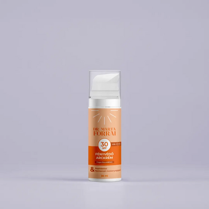 Fényvédő Krém SPF 30 Peptidekkel és Fermentált Hatóanyaggal