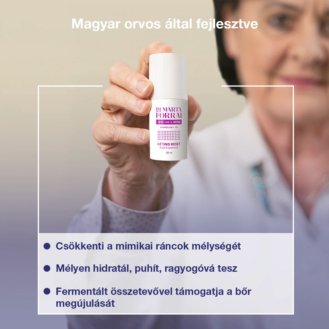 Szemkörnyéki Esszencia Argireline-nel, Fermentált Hatóanyaggal 20ml