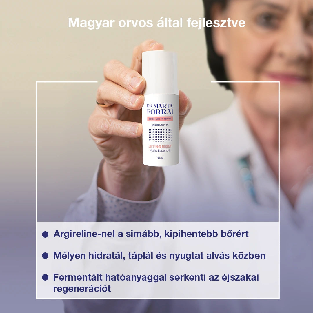 Éjszakai Esszencia Argireline-nel, Fermentált Hatóanyaggal 30ml
