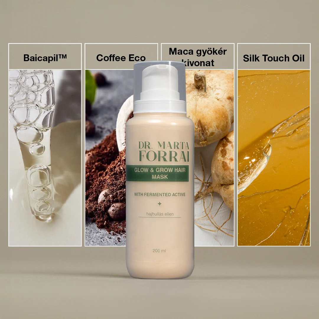 Hajnövekedést Serkentő Intenzív Hajmaszk Fermentált Hatóanyaggal 200 ml