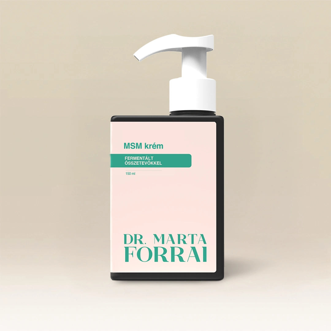 MSM Ízületi Gyulladáscsökkentő Krém Fermentált Hatóanyaggal 150ml