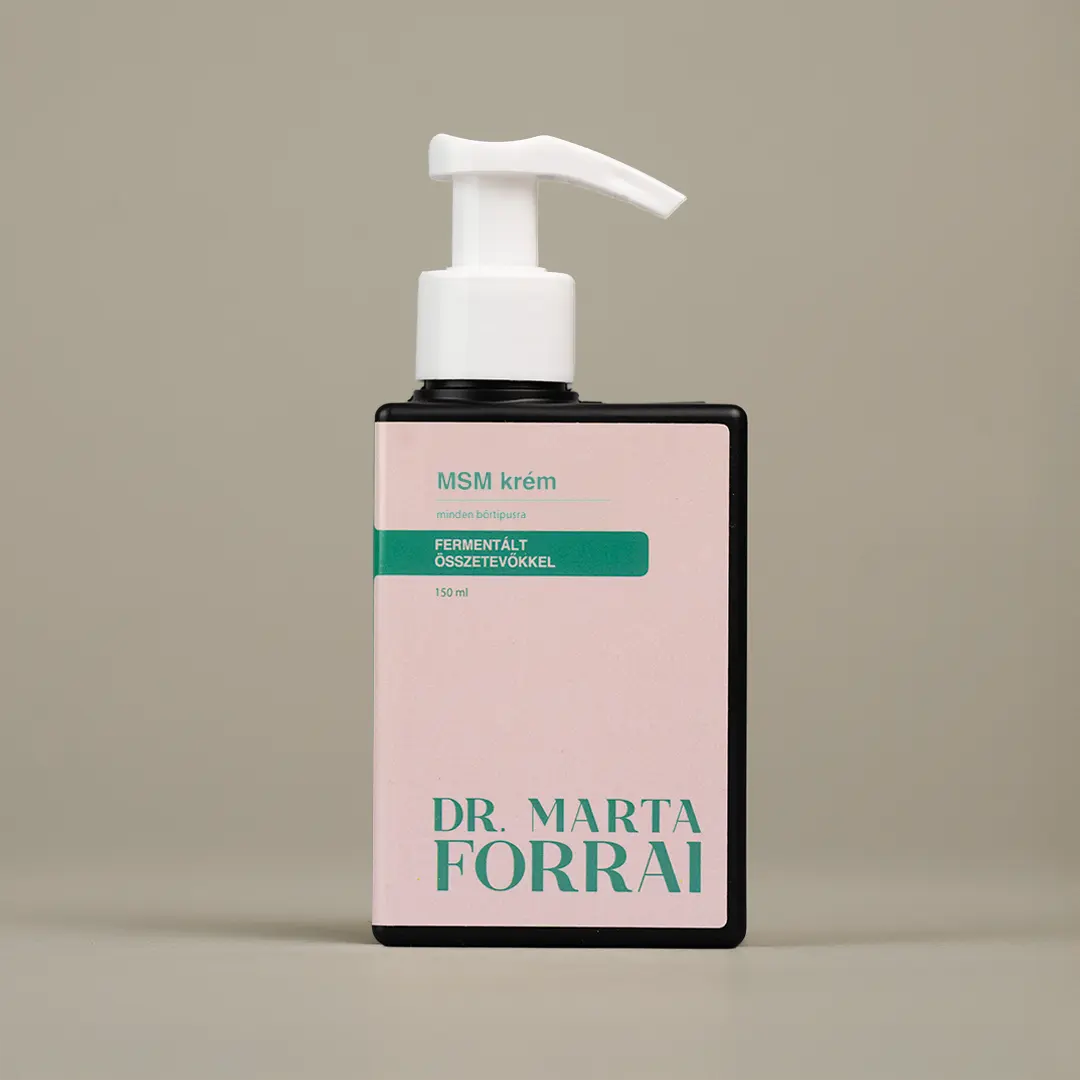 MSM Ízületi Gyulladáscsökkentő Krém Fermentált Hatóanyaggal 150ml