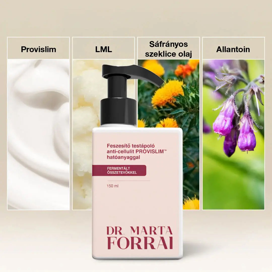 Feszesítő testápoló fermentált és anti-cellulit PROVISLIM hatóanyaggal 150ml