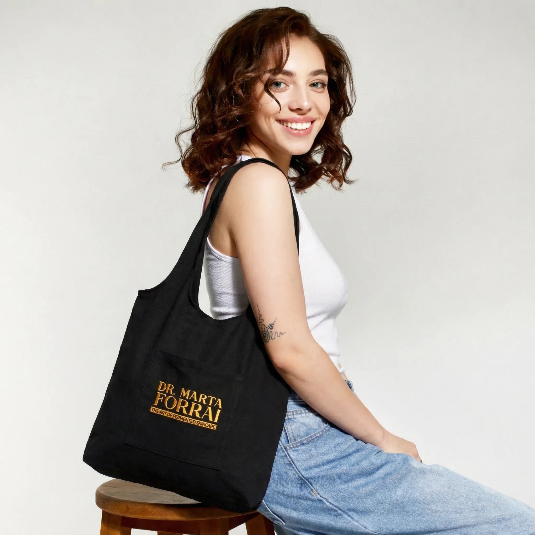 Dr Marta Forrai Pamut Zsebes Vászontáska